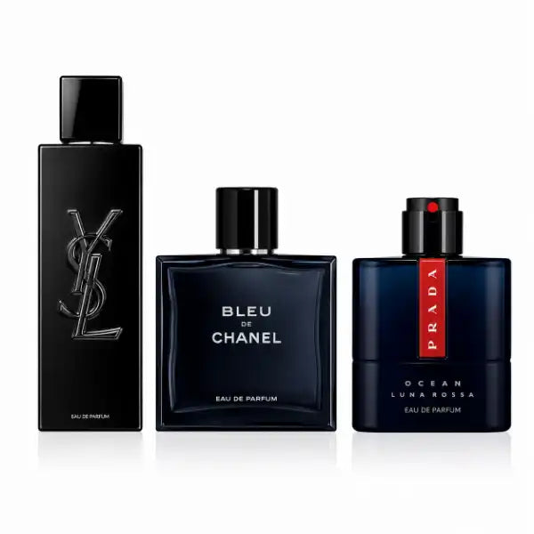 Herren 3er-Set — Blauer Abgrund