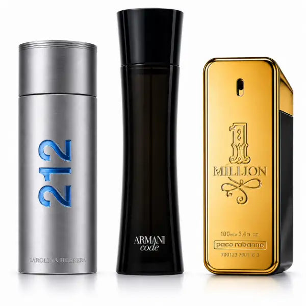Herren 3er-Set — Schwarzgold